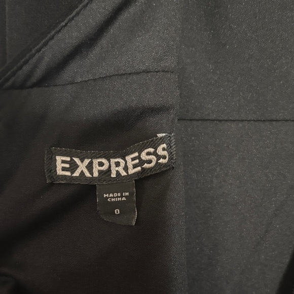 Express Black Maxi Dress with Gold Detail - Picture 12 of 15